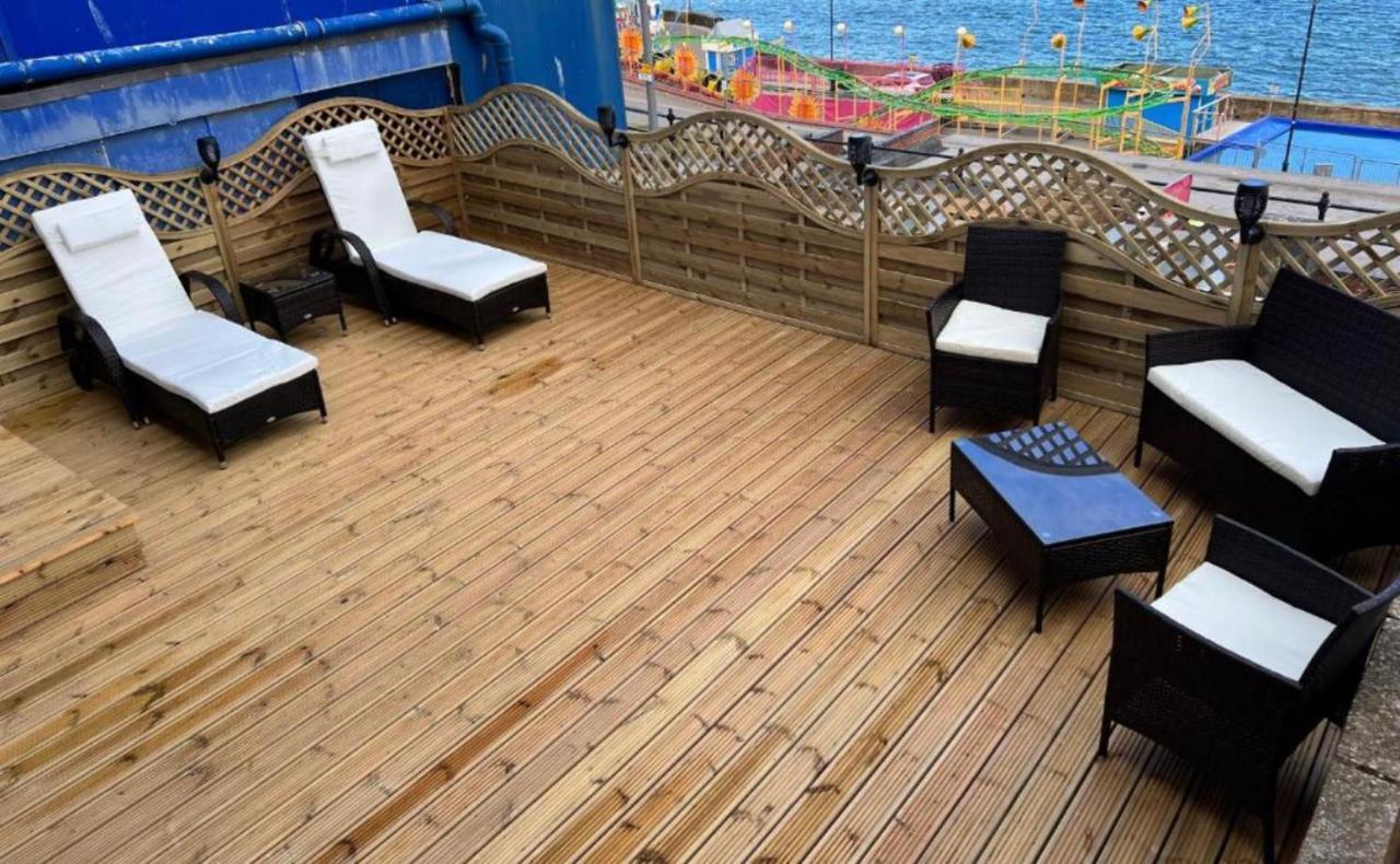 Sea View Apartment Large Balcony Whirlpool Bath 2 Bedrooms Sky Glass Tv Bridlington Bagian luar foto